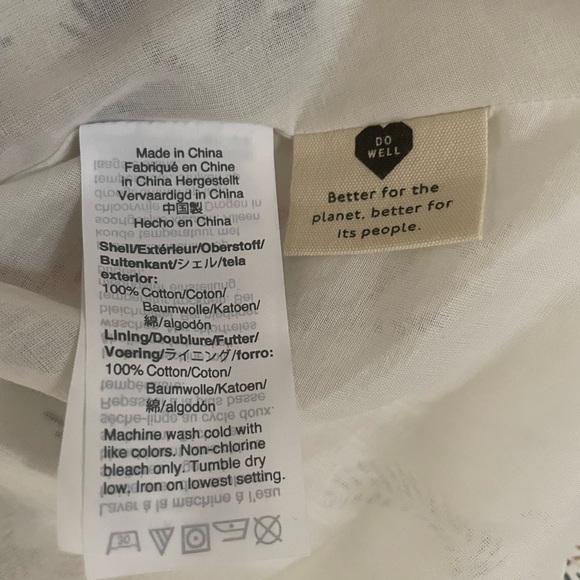 Madewell x Warm Tie-Neck Mini Dress in Honolulu Hibiscus New Size M - Picture 8 of 9